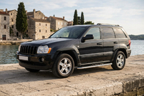 Jeep Grand Cherokee WK 2004–2010 Maydos V1 side steps (set van 2, aluminium/RVS) foto 1