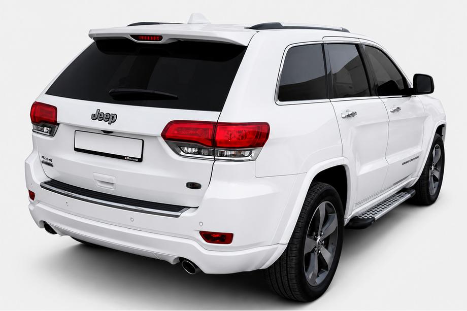 Jeep Grand Cherokee WK2 2010–2021 Side steps Allmond Grey (2 stuks, aluminium) Image