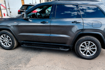 Jeep Grand Cherokee WK2 2010–2021 Allmond Black zijtreden (2 st., aluminium) foto 3