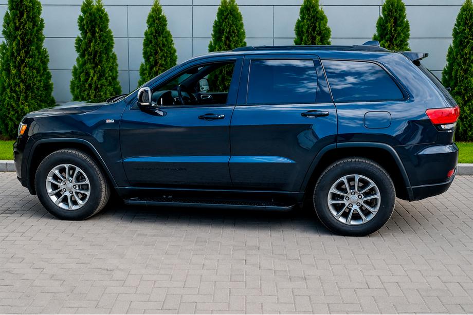 Jeep Grand Cherokee WK2 2010–2021 Allmond Black zijtreden (2 st., aluminium) Image