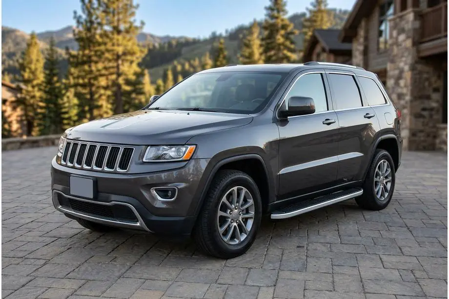 Jeep Grand Cherokee WK2 2010–2021 Side steps Tayga Grey (set van 2, aluminium) Foto 1