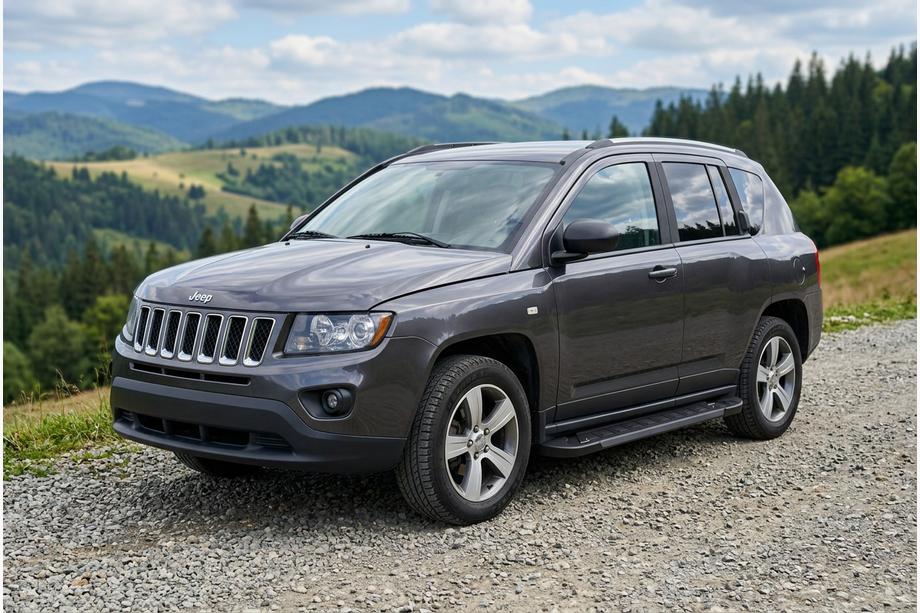 Jeep Compass 2006–2016 RedLine Black zijtreden (2 st., aluminium) Image