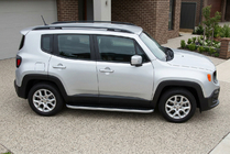 Jeep Renegade 2014– Side steps Tayga Grey (set van 2, aluminium) foto 1