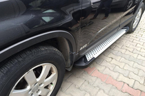 Kia Sorento II XM 2009–2014 Zijsteps Allmond Grey (2 stuks, aluminium) 2013-2016 foto 3
