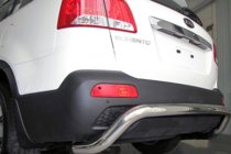 Kia Sorento II XM 2009–2014 Achterbeugel AK007 (RVS) foto 1
