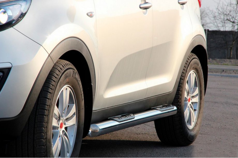 Kia Sportage 2010–2015 Sidebars (2 stuks, RVS) Foto 4