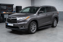 Toyota Highlander 2013–2019 Bosphorus Black side steps (2 stuks, aluminium) foto 1