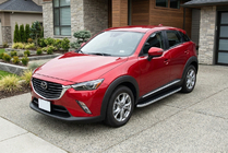 Mazda CX-3 2015– Side steps Tayga Grey (set van 2, aluminium) foto 1