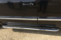 Mercedes GLK-klasse X204 2008–2015 Maydos V2 side steps (2 st., RVS) foto 1