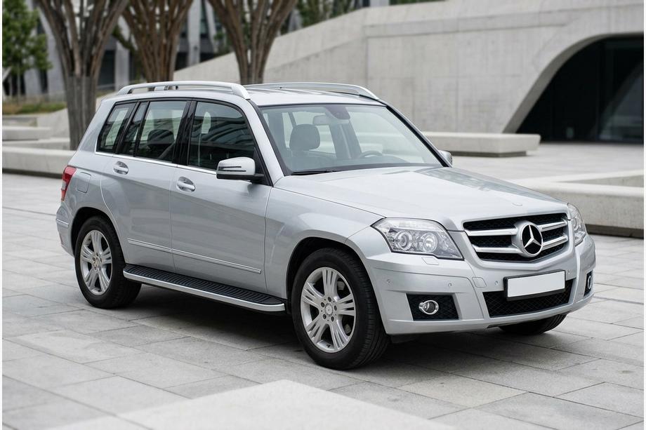 Mercedes GLK-klasse X204 2008–2015 Side steps Tayga Grey (set van 2, aluminium) Image