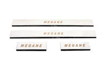 Renault Megane III 2009–2016 Carmos dorpellijsten (set 4 stuks, RVS) foto 1