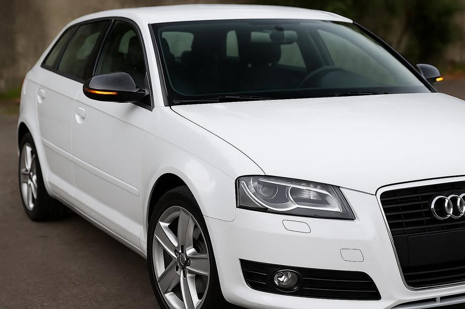 Audi A3 2003–2012 Spiegelkappen 2008-2012 (set van 2, carbon) Image