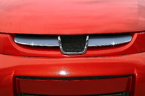 Peugeot Partner 1996–2008 Grillelijsten voor radiateurgrille 2004-2008 (2-delig, RVS) foto 1