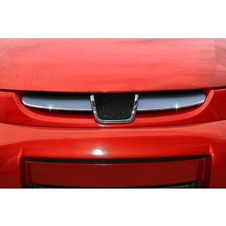 Grillelijsten voor radiateurgrille 2004-2008 (2-delig, RVS) Peugeot Partner 1996–2008 foto 1