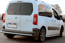 Citroen Berlingo 2008–2018 RVS achterbeschermbeugel 60 mm foto 4