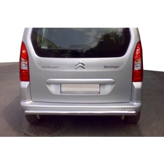 RVS achterbeschermbeugel Citroen Berlingo 2008–2018 foto 1