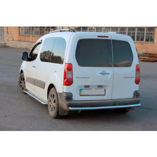 RVS achterbeschermbeugel Citroen Berlingo 2008–2018 foto 3