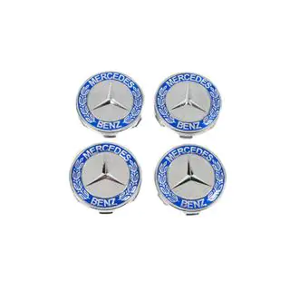 Velgcenterkappen 71/75 mm zonder ring (4 stuks, blauw V2) foto 3