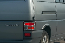 Volkswagen T4 Transporter 1990–2003 RVS remlichtcovers (set van 2) Carmos - Turks staal foto 4