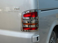 Volkswagen T5 Caravelle 2004–2010 Achterlichtcovers (Carmos, set van 2, RVS) 1 deur, Carmos - Turks staal foto 3