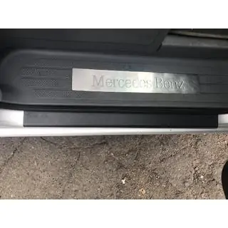 DDU matte instaplijsten (set van 2, kunststof) Mercedes Viano 2004–2014 foto 2