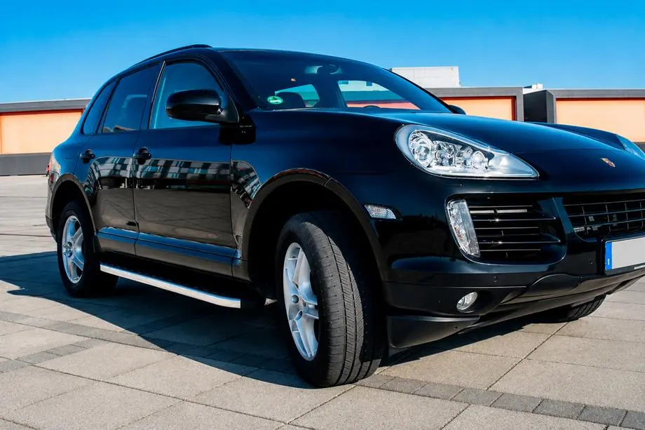 Porsche Cayenne 2003–2010 BlackLine zijsteps (2 stuks, aluminium) Image