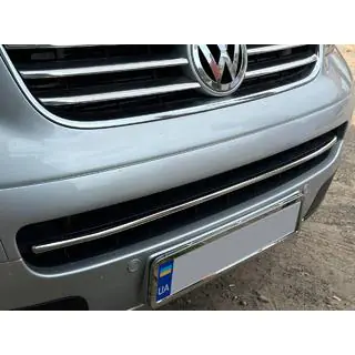 RVS afdekking voor bumperrooster foto 1