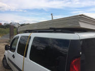 Fiat Doblo I 2005–2010 Chromen dakrails Standaard basis, kunststof voeten foto 17