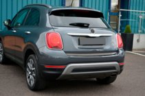 Fiat 500X 2014–2024 Kofferbakrand (RVS) foto 2