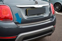 Fiat 500X 2014–2024 Kofferbakrand (RVS) foto 1