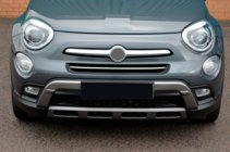Fiat 500X 2014–2024 RVS beschermstrip voor voorbumper foto 5