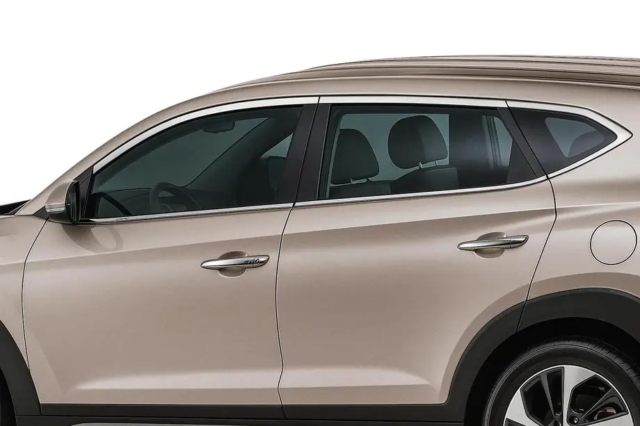 Hyundai Tucson TL 2016–2021 Bovenste raamtrim (10 stuks, RVS) Image