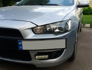 Mitsubishi Lancer X 2008– Kentekenplaathouder (kunststof) foto 2