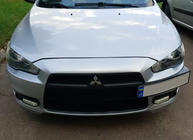 Mitsubishi Lancer X 2008– Kentekenplaathouder (kunststof) foto 4