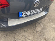 Volkswagen Passat B8 2015–2023 OmsaLine RVS achterbumperbeschermer Sedan foto 2
