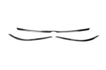 Volkswagen Passat B8 2015–2023 RVS koplamp sierlijsten en strip (set 3-delig) OmsaLine - Italiaans roestvrij staal foto 16