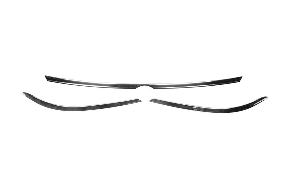 Volkswagen Passat B8 2015–2023 RVS koplamp sierlijsten en strip (set 3-delig) Foto 16
