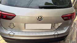 Volkswagen Tiguan 2016–2023 Kofferbakrand (RVS) foto 7