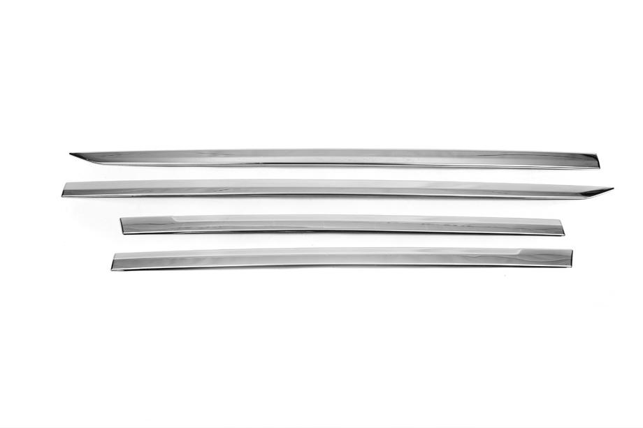 Volkswagen Tiguan 2016–2023 OmsaLine deurlijsten (4 stuks, RVS) Image