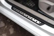 Volkswagen Golf 7/E-Golf 2012–2020 Drempelbeschermers Flexill Dotline (4 stuks, RVS) foto 1