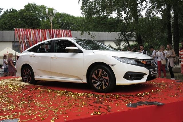 In Oekraïne is de nieuwe generatie Honda Civic gepresenteerd