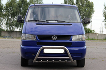 Volkswagen T4 Transporter 1990–2003 Bullbar WT003 60 mm (RVS) 50 mm, met opschrift foto 2