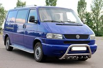 Volkswagen T4 Transporter 1990–2003 Bullbar WT003 60 mm (RVS) 50 mm, met opschrift foto 5