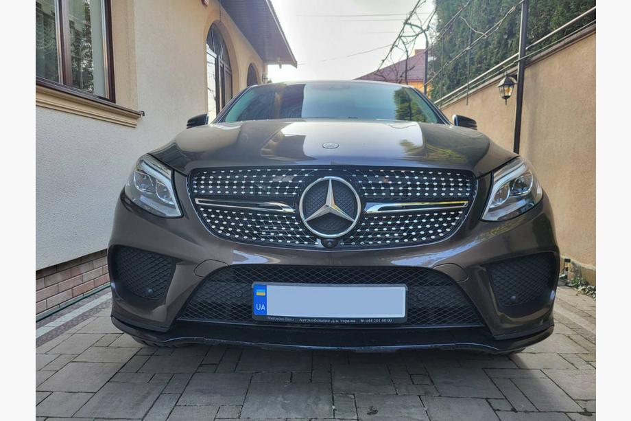 Mercedes GLE Coupé C292 2015–2019 Tuning radiateurgrille (Diamond Silver) Image