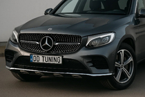 Mercedes GLC X253 2015–2022 Voorgrille Diamond Black (2015-2019) Met camerabevestiging foto 1