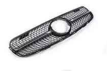 Mercedes GLC Coupé C253 2016–2023 Voorgrille Diamond Black (2015-2019) foto 4