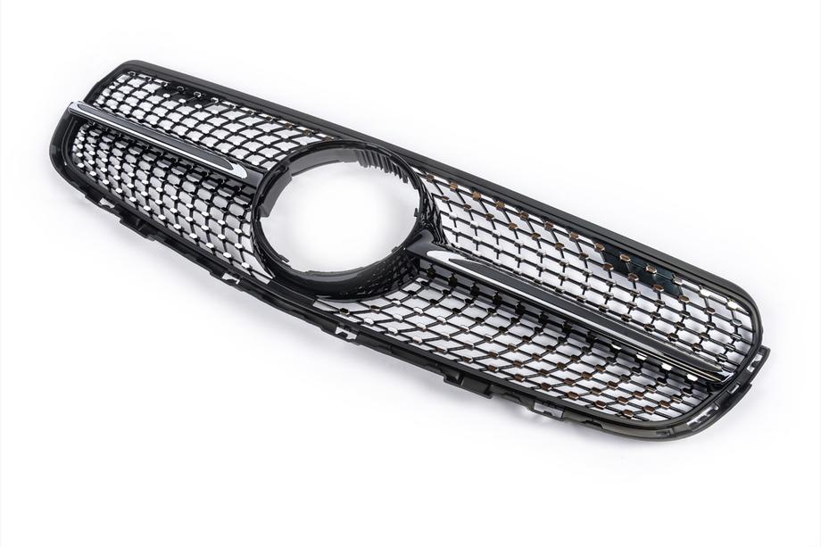 Mercedes GLC Coupé C253 2016–2023 Voorgrille Diamond Black (2015-2019) Foto 3