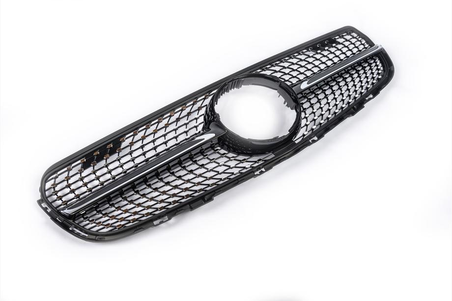 Mercedes GLC Coupé C253 2016–2023 Voorgrille Diamond Black (2015-2019) Foto 4