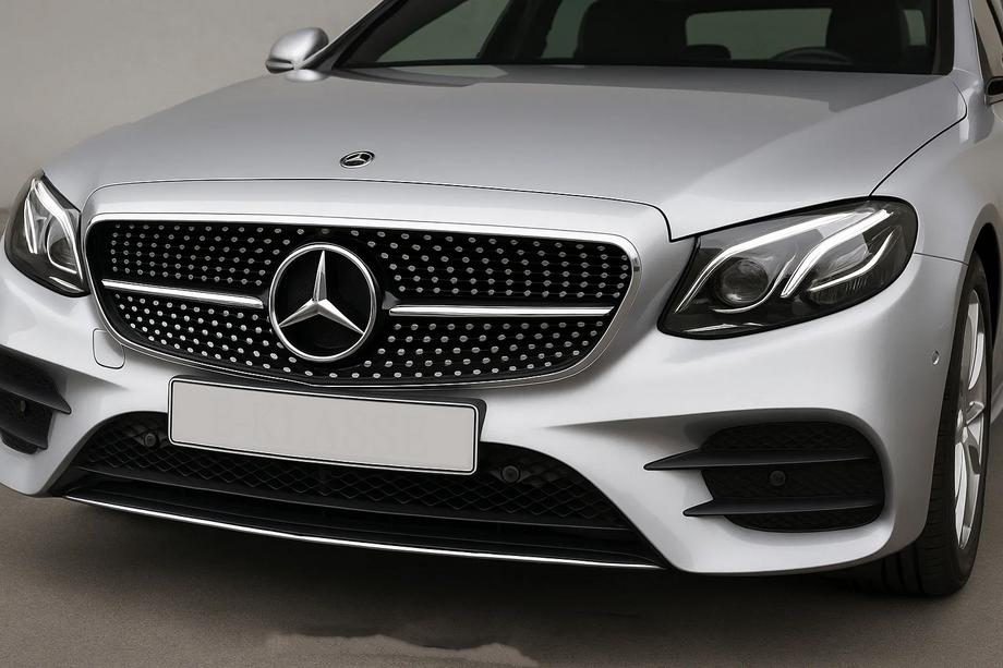 Mercedes E-сlass W213 2016–2023 Diamond Black voorgrille (voor Avantgarde/AMG-Line/E43 AMG/E53 AMG 2016-2020) Image