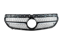 Mercedes B-klasse W246 2011–2018 Voorgrille Diamond Black (2015-2018) foto 2